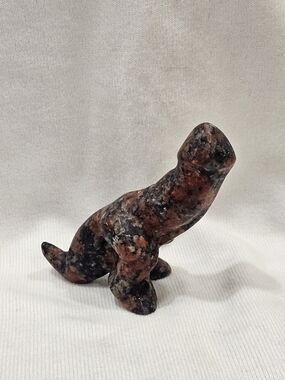 Red Zebra Jasper Crystal Dinosaurs Peen